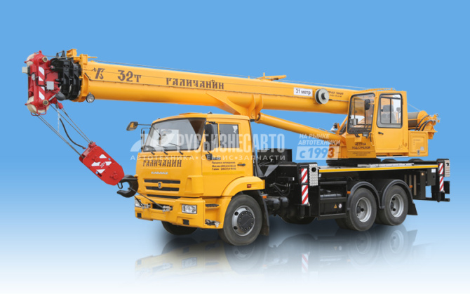 Купить КС 55729-1В-3 автокран 32 т. (КАМАЗ-65115) ОВОИД в компании Русбизнесавто - изображение 1