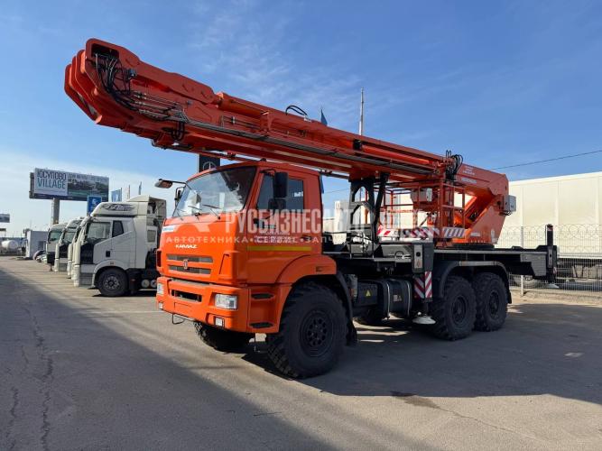 Купить АГП КЛИНЦЫ АГП-45-5К (45м.) на шасси КАМАЗ-43118, однорядка, стрела вперед в компании Русбизнесавто - изображение 4