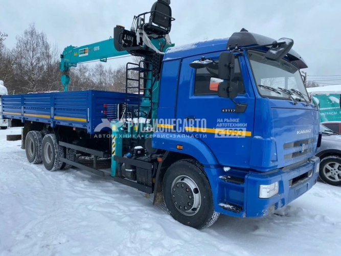 Купить КМУ КАМАЗ 65117-3010-48 (Евро-5) + HKTC HLC-8016 верх.упр. + борт сталь 6,8м. в компании Русбизнесавто - изображение 1