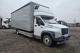 ГАЗОН NEXT (3010GD) штора с воротами б/у (2024 г.в., 166 185 км.) (2128)Сбер комиссия