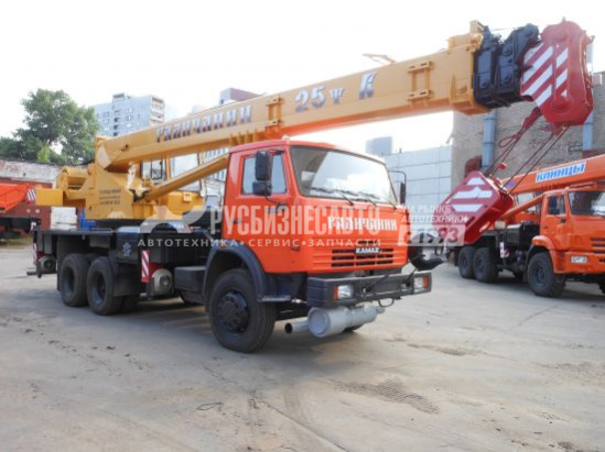 Купить КС 55713-1В-4 автокран 25т.  (КАМАЗ-65115) ОВОИД в компании Русбизнесавто - изображение 1