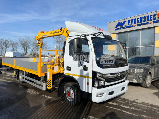 Купить КМУ DONGFENG C80L + SOOSAN SCS334 нижн. упр. + борт алюминий 6200*2550*400мм. + доп.опоры РМЗ в компании Русбизнесавто - изображение 0