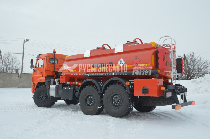 Купить АТЗ-12 КАМАЗ-43118 (12м3, 2 отс., насос СШН-50-600, УВТ-ППО-40, мод. 56167) в компании Русбизнесавто - изображение 1