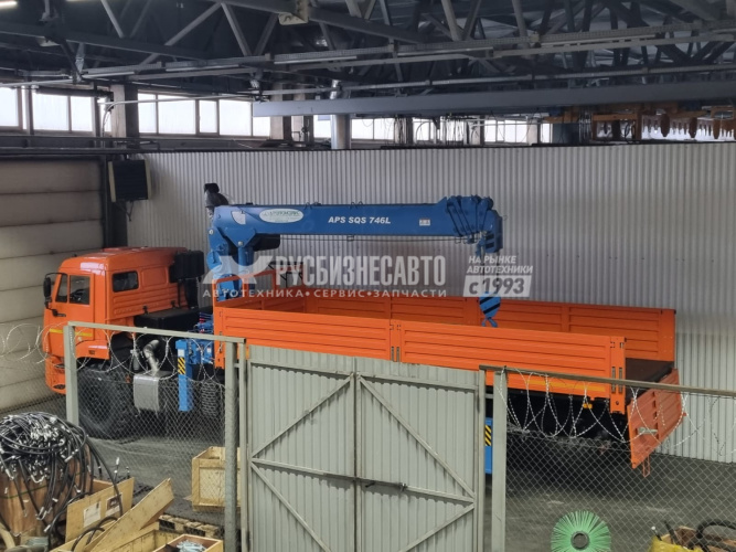 Купить КМУ КАМАЗ 43118-73094-50 (Евро-5) + APS SQS746L верх.упр. + борт сталь 6.2м. (без спалки) в компании Русбизнесавто - изображение 1