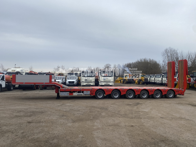 Купить Полуприцеп трал TIRKON LWB6A, 6 осей, раздвижной, г/п 72000 кг в компании Русбизнесавто - изображение 8