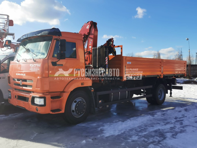 Купить КМУ КАМАЗ 43253-2010-69 (Евро-5) + Flli.Ferrari F148 A2 нижн.упр. + борт сталь 6,2м. + доп.опоры в компании Русбизнесавто - изображение 0