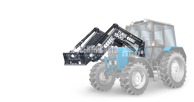 Купить КУН(TURS)-1500-0Д Погрузчик универcальный с джойстиком и с плавающим положением в компании Русбизнесавто - изображение 1