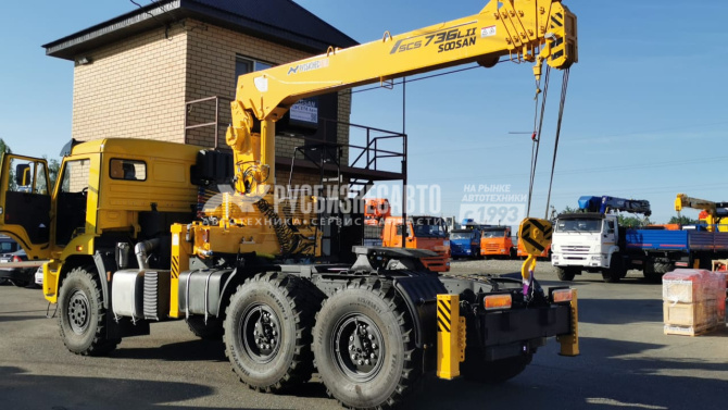 Купить КМУ Тягач КАМАЗ 43118-23027-50 (Евро-5, без спалки) + SOOSAN SCS736L2 Top (верх.упр.) в компании Русбизнесавто - изображение 1