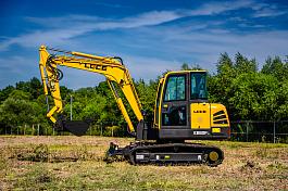 Экскаватор гусеничный LGCE E660FL (Квик-каплер гидр, Резиновая гус, Двухпоточная  гидролиния (X3))