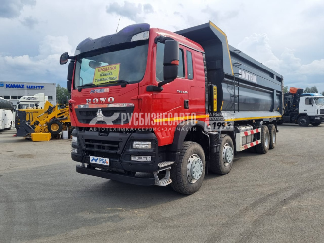 Купить Самосвал HOWO T5G 8X4 б/у (2023г.в., 59 014км.)(0065) новая резина в компании Русбизнесавто - изображение 0