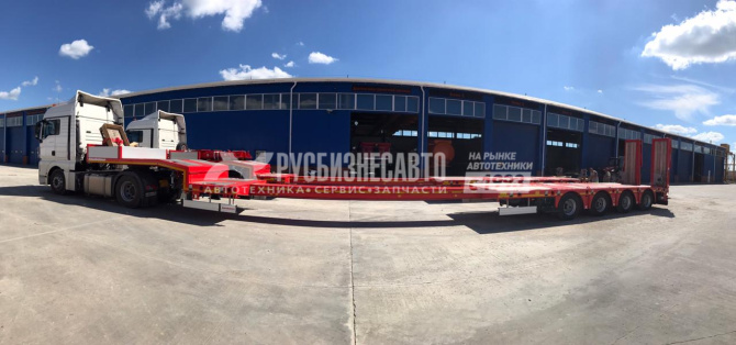 Купить Kassbohrer LOWBED (ISO PAKCS), П/п трал раздвижной, 4 оси,  г/п 50т. 9 градусов аппарели в компании Русбизнесавто - изображение 2