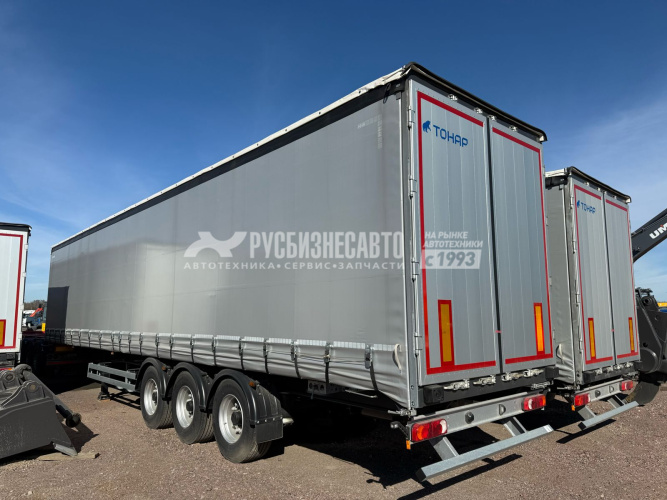 Купить ТОНАР Т3-13 (9888) П/п шторно-бортовой, стаканы под коники, V= 91,4 м3, CCУ 1150, L=13,6м. в компании Русбизнесавто - изображение 0