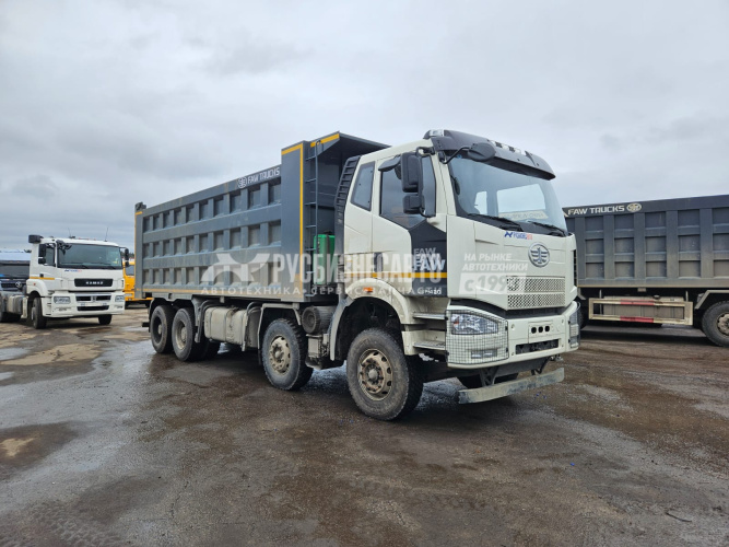 Купить Самосвал FAW J6 8х4 б/у (2023 г. 24 300 км) (1225) в компании Русбизнесавто - изображение 0