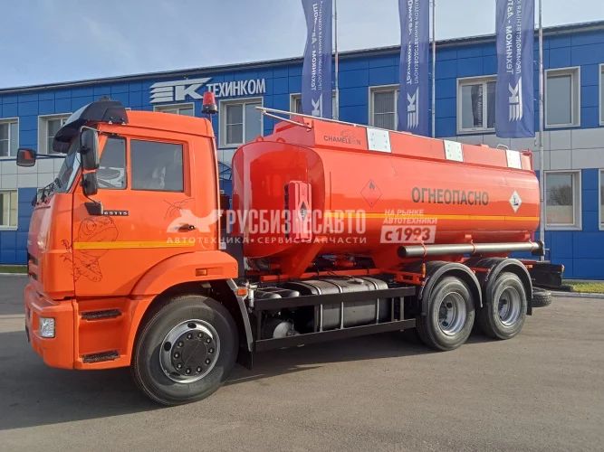 Купить АТЗ-15-КАМАЗ-65115 (Автотопливозаправщик, 15 м3, 3 отс., насос, УВТ, модель 4693C1) в компании Русбизнесавто - изображение 2