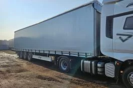 FLIEGL SDS 350,ПОЛУПРИЦЕП (штора, ворота) V= 92 м3, CCУ 1150, L=13,6м. с кониками б/у (2024г.в.)5164