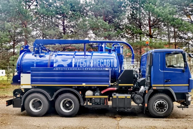 Купить КО-530-05 МАЗ-631226-585-042 (ил 10м3, вода 1300 л, насос ВН-600, сист. гидроразмыва) в компании Русбизнесавто - изображение 1