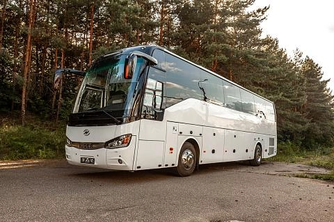 Туристический автобус Higer KLQ 6128LQ, 32 места, ровный пол, VIP салон